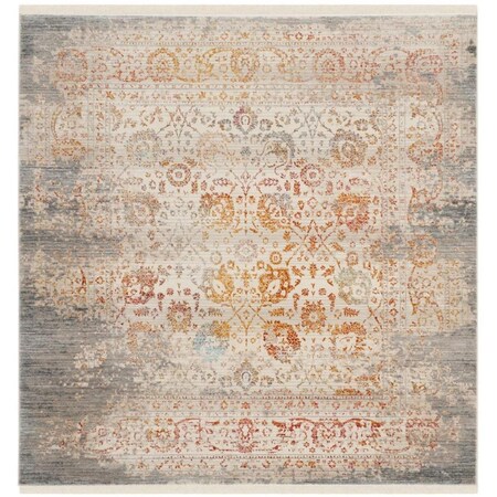 Safavieh Vintage Persian Square Rugs Grey & Multi Color - 5 x 5 ft. VTP411C-5SQ